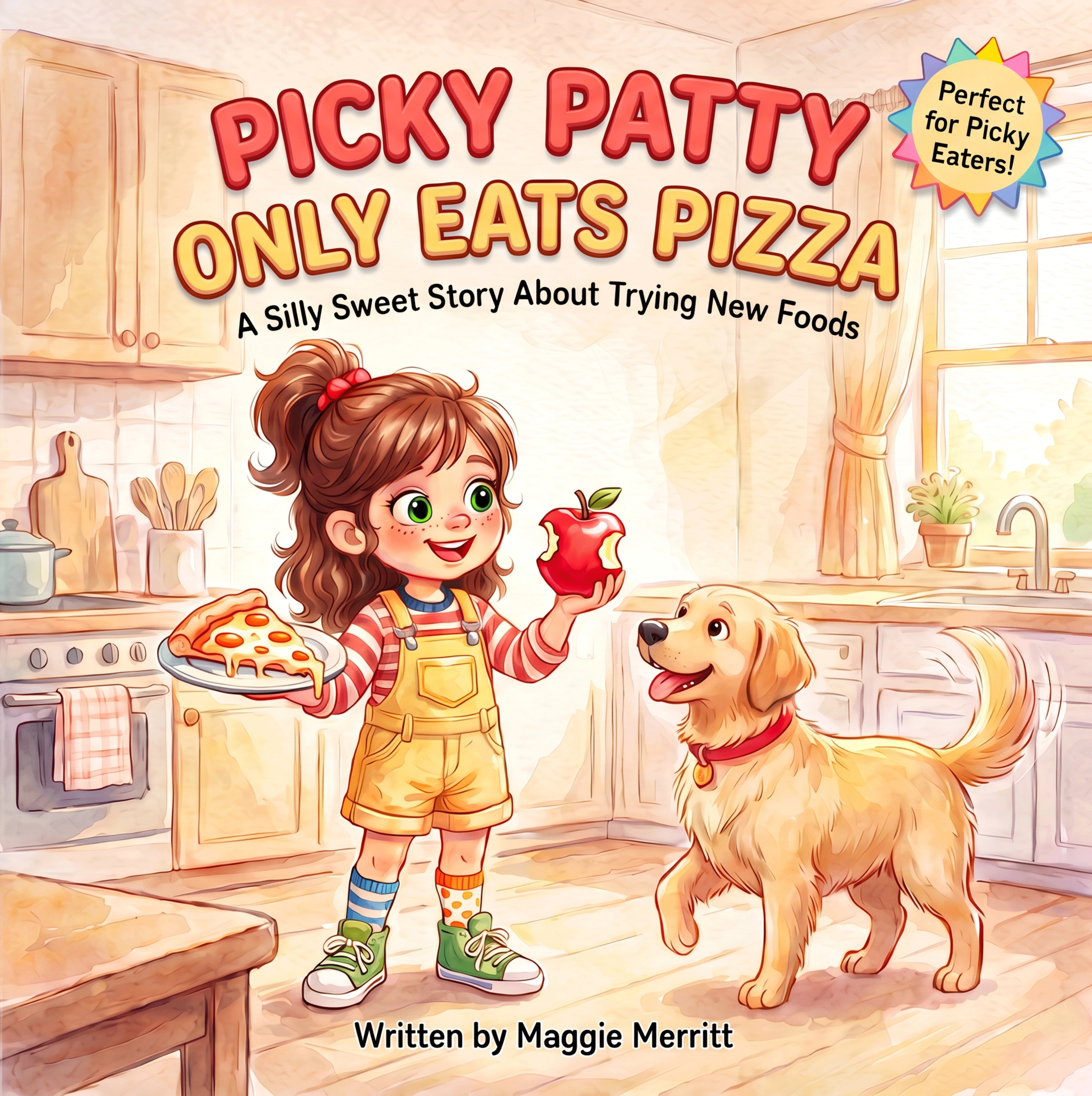 Picky Patty Only Eats Pizza Book Cover